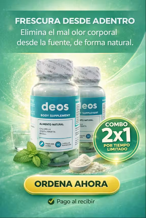 2x1🚫¿Sudor? ¿Olor? ¡Nunca más! Descubre el desodorante en cápsulas deos😲✨